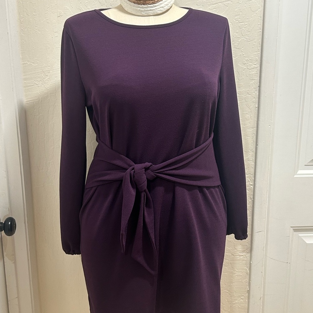 Lot of 2 - Women's Long-Sleeve Tie-Waist Dress Size XL